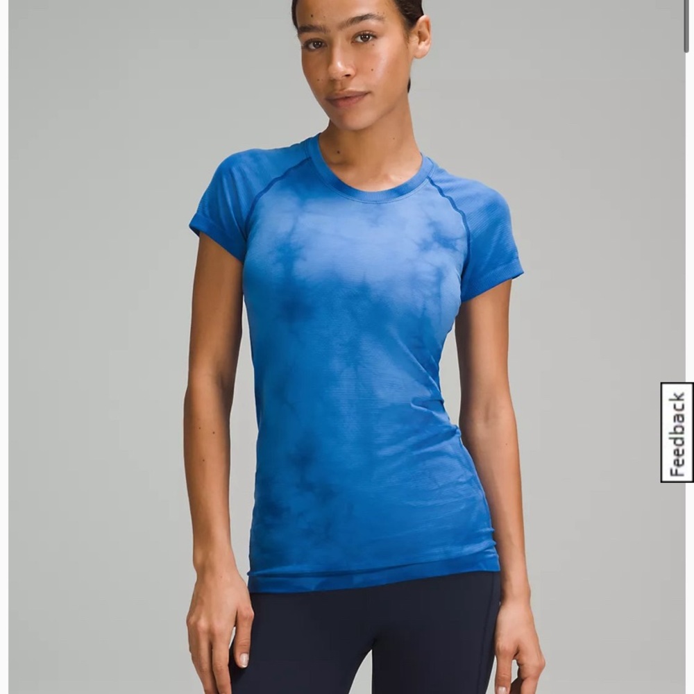 Lululemon Swiftly Tech Cropped Short Sleeve. Size 2